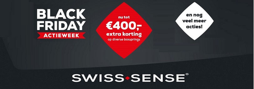 Mijlpaal Verslagen bijstand BLACK FRIDAY ACTIEWEEK BIJ SWISS SENSE - Winkelpark de CentraleWinkelpark  de Centrale