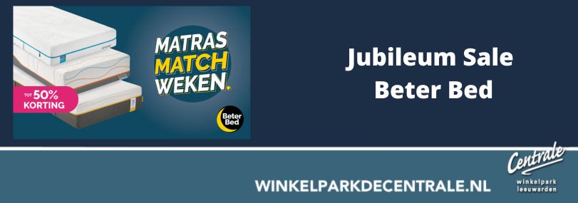 Jubileum Sale Beter Bed matras match weken1